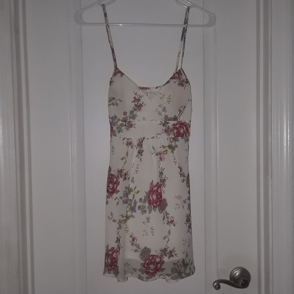 Floral Chiffon Babydoll Top